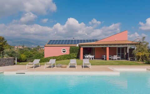 Villa Kimia 8: Swimming Pool, Estate, Farmhouse, Resort, Hacienda, Villa, Landscaping, Eco Hotel, Backyard