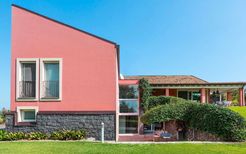 Villa Kimia 8: Facade, Home, Residential Area, Garden, Estate, Landscaping, Yard, Farmhouse, Balcony, Porch