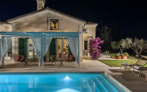 Villa Lucente 6+2: Swimming Pool, Furniture, Resort, Home, Interior Design, Estate, Chair, Eco Hotel, Outdoor Furniture, Villa