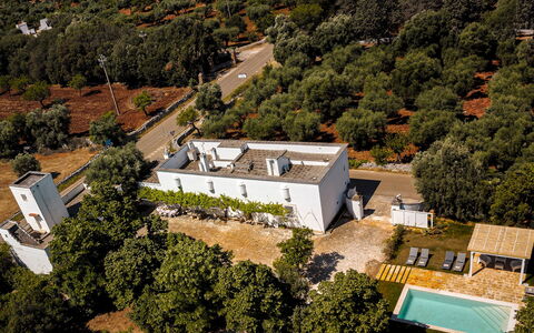 Masseria Profilo 8: Residential Area, Landscape, Land Lot, Rural Area, Home, Estate, Suburb, Aerial Photography, Bird'S-Eye View, Villa