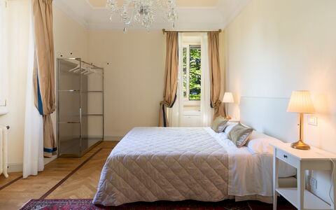 Tenuta Bagni De'Consoli 24: Furniture, Interior Design, Bed, Wall, Bedroom, Flooring, Floor, Wood, Room, Ceiling