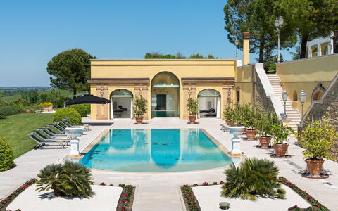 Tenuta Bagni De'Consoli 24: Swimming Pool, Architecture, Estate, Mansion, Garden, Courtyard, Hacienda, Villa, Landscaping, Resort
