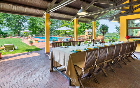 Tenuta Contessa Chiara 17: Swimming Pool, Resort, Eco Hotel, Shade, Estate, Hacienda, Leisure, Chair, Garden, Outdoor Furniture