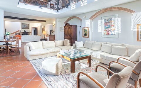 Tenuta Contessa Chiara 17: Furniture, Interior Design, Couch, Flooring, Floor, Ceiling, Table, Living Room, Room, Chair
