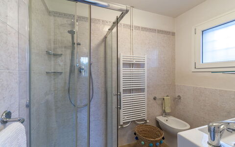 Villa Rustica 8: Flooring, Floor, Plumbing Fixture, Interior Design, Bathroom, Room, Ceiling, Tap, Plumbing, Sink
