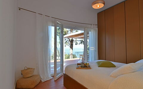 Villa Armonia 8: Furniture, Interior Design, Wood, Floor, Bedroom, Flooring, Bed, Lighting, Home, Ceiling