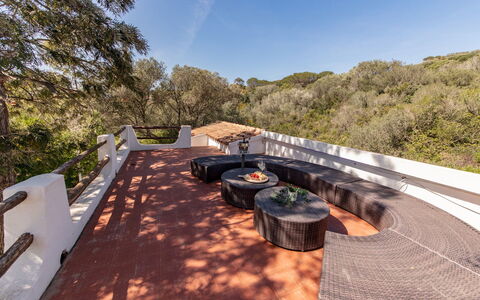 Casa Valentina 6: Handrail, Eco Hotel, Balcony, Stairs, Outdoor Furniture, Resort, Villa