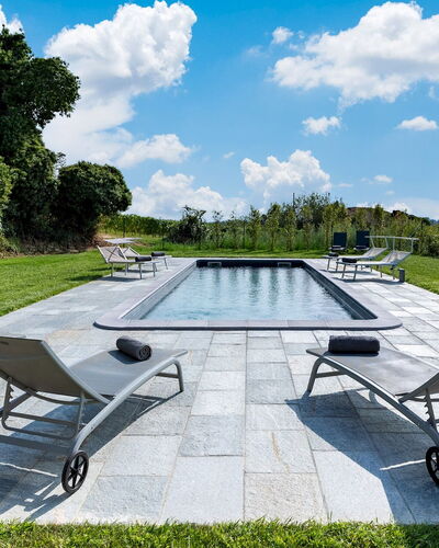 Villa Boemia 10: Outdoor Furniture, Furniture, Swimming Pool, Chair, Sunlounger, Garden, Shade, Outdoor Table, Lawn, Landscaping