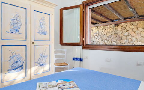 Casa Maestrale 6: Wood, Floor, Interior Design, Flooring, Furniture, Bedroom, Room, Wood Stain, Linens, Bed