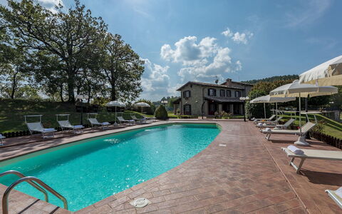 Tenuta Montiepoli 12+3: Estate, Swimming Pool, Mansion, Hacienda, Cottage, Resort, Villa, Farmhouse, Landscaping, Yard