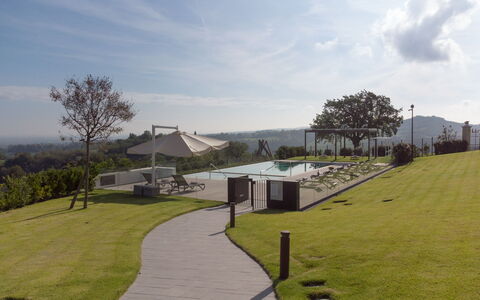 Santa Maria Maddalena 10: Swimming Pool, Garden, Lawn, Shade, Outdoor Furniture, Landscaping, Park, Yard, Eco Hotel, Artificial Turf