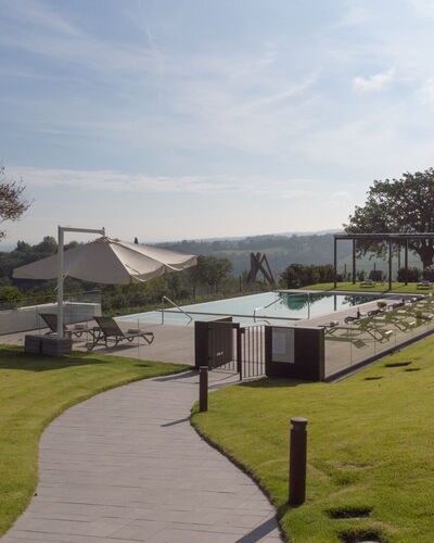 Santa Maria Maddalena 10: Swimming Pool, Garden, Lawn, Shade, Outdoor Furniture, Landscaping, Park, Yard, Eco Hotel, Artificial Turf