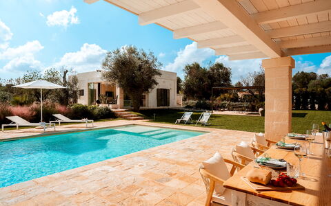 Villa Belkis 6: Swimming Pool, Residential Area, Resort, Home, Estate, Garden, Shade, Hacienda, Landscaping, Backyard