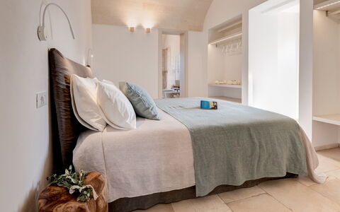 Villa Belkis 6: Interior Design, Wall, Furniture, Flooring, Ceiling, Floor, Bedroom, Bed, Home, Lighting