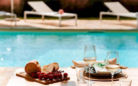 Villa Belkis 6: Furniture, Tableware, Resort, Fruit, Food, Breakfast, Brunch, Serveware, Produce