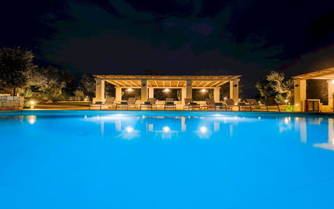 Opuntia Trulli e Lamie 10: Swimming Pool, Blue, Resort, Thermae, Eco Hotel, Reflecting Pool, Reflection, Estate, Outdoor Furniture, Hacienda