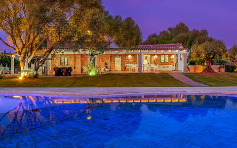 Villa Typha 10: Blue, Swimming Pool, Resort, Estate, Garden, Hacienda, Eco Hotel, Landscape Lighting, Lawn, Landscaping