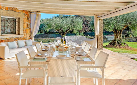 Villa Typha 10: Furniture, Chair, Table, Kitchen & Dining Room Table, Interior Design, Outdoor Furniture, Resort, Restaurant, Outdoor Table, Dining Room