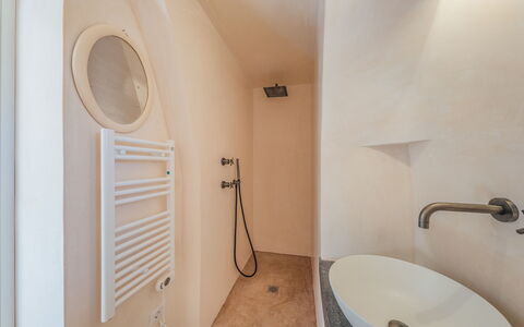 Borgo Dell'Agrumeto 8: Plumbing Fixture, Flooring, Floor, Bathroom, Interior Design, Ceiling, Plumbing, Room, Tap, Toilet