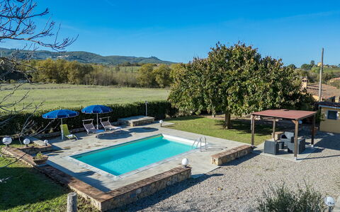 La Vigna 4: Swimming Pool, Outdoor Furniture, Resort, Shade, Estate, Backyard, Leisure, Hacienda, Chair, Yard