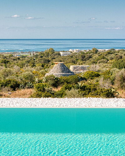 Villa Porta Azzurra 6+2: Blue, Water, Swimming Pool, Sea, Ocean, Beach, Tropics, Resort, Caribbean