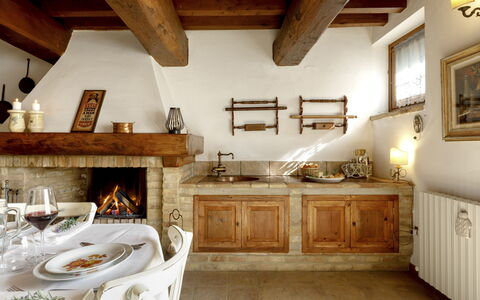 Casatorre 6+2: Interior Design, Wood, Furniture, Flooring, Ceiling, Kitchen, Room, Lighting, Home, Floor