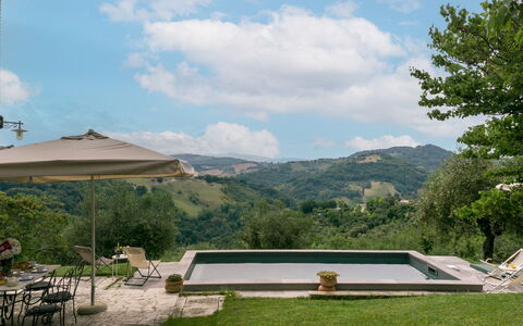 Casatorre 6+2: Swimming Pool, Outdoor Furniture, Leisure, Garden, Estate, Landscaping, Backyard, Chair, Eco Hotel, Sunlounger