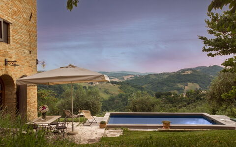 Casatorre 6+2: Estate, Outdoor Furniture, Valley, Farmhouse, Villa, Mountain Village, Hacienda, Eco Hotel, Swimming Pool