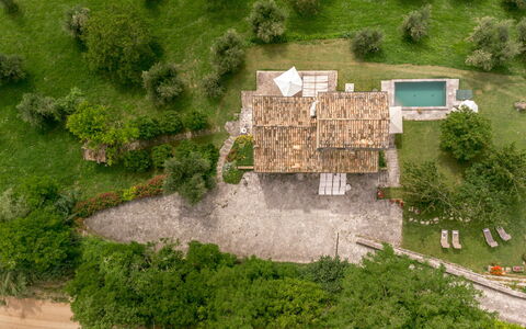 Casatorre 6+2: Rural Area, Home, Estate, Cottage, Aerial Photography, Bird'S-Eye View, Village, Landscaping, Farmhouse, Swimming Pool