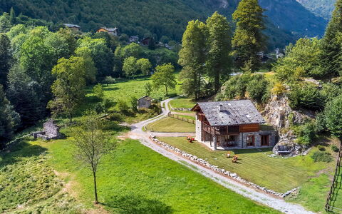 Chalet Walser 4+2: Mountainous Landforms, Tree, Grass, House, Natural Landscape, Mountain, Mountain Range, Hill, Rural Area