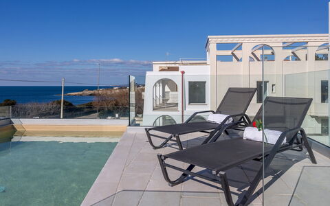 Villa Ristola 6: Swimming Pool, Sea, Resort, Apartment, Balcony, Coast, Ocean, Hotel, Seaside Resort, Villa