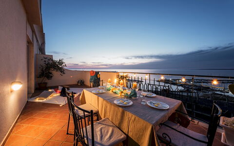 Nova Domus 6: Dusk, Sea, Horizon, Sunset, Afterglow, Sunrise, Orange, Evening, Ocean, Coast