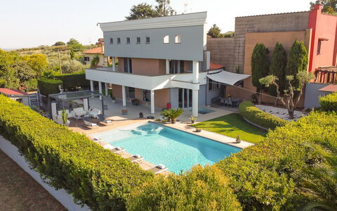 Villa Tiberio 6+2: Swimming Pool, Residential Area, Resort, Urban Design, Home, Estate, Eco Hotel, Hacienda, Villa, Landscaping