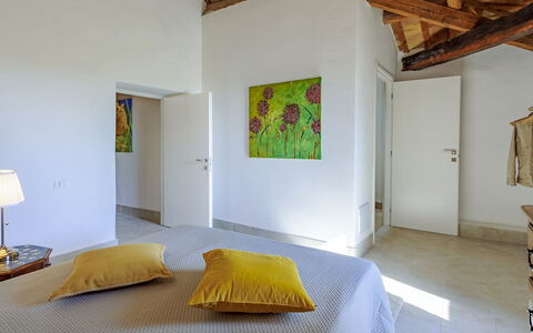 Villa Ardente 12+1: Interior Design, Wall, Flooring, Floor, Wood, Bedroom, Furniture, Ceiling, Bed, Room