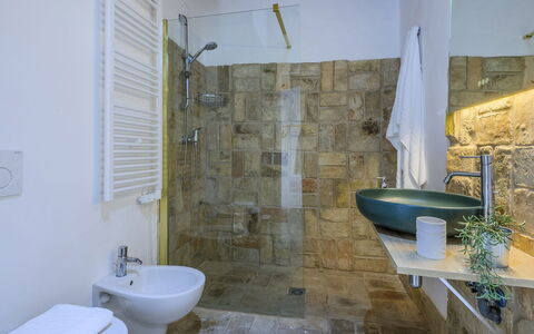 Villa Ardente 12+1: Flooring, Interior Design, Plumbing Fixture, Floor, Ceiling, Plumbing, Sink, Tap, Bathroom, Room