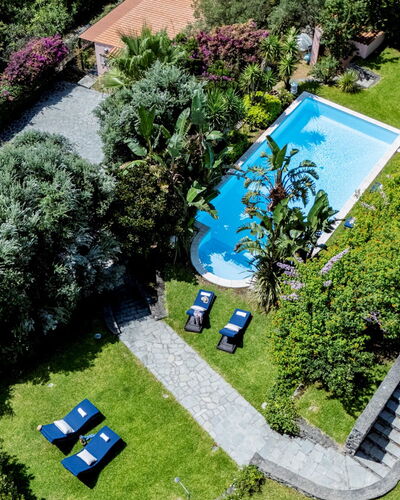 Villa Bambù 9+2: Blue, Swimming Pool, Resort, Shrub, Garden, Leisure, Eco Hotel, Landscaping, Hacienda, Backyard