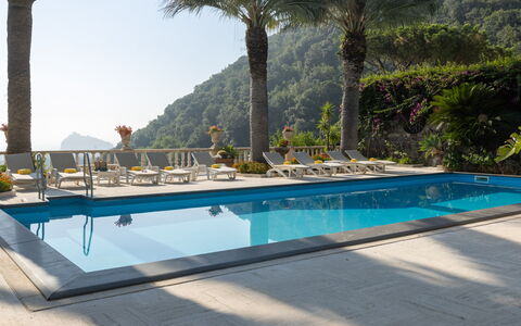 Villa Carina 12: Swimming Pool, Resort, Furniture, Outdoor Furniture, Eco Hotel, Shade, Hotel, Sunlounger, Chair, Leisure