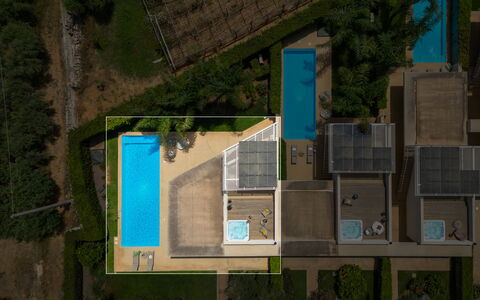 Villa Mandorlo 4: Swimming Pool, Resort, Residential Area, Thermae, Urban Design, Composite Material, Eco Hotel, Estate, Tile, Water Feature