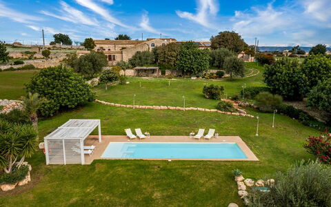 Villa Ramunna 6: Swimming Pool, Landscape, Estate, Garden, Lawn, Farmhouse, Resort, Hacienda, Villa, Landscaping