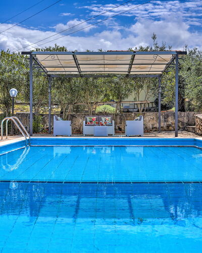 Villa Ipazia 6: Swimming Pool, Blue, Resort, Composite Material, Outdoor Furniture, Eco Hotel, Shade, Leisure, Thermae, Leisure Centre