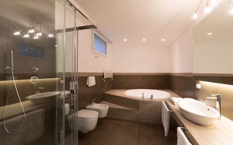 Villa Mandara 8+2: Bathroom, Interior Design, Flooring, Plumbing Fixture, Floor, Bathroom Sink, Sink, Ceiling, Tap, Plumbing