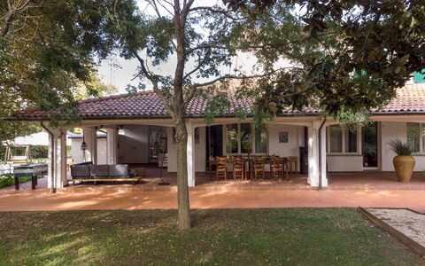 La Scuderia 8: Residential Area, Home, House, Roof, Shade, Door, Porch, Estate, Column, Lawn