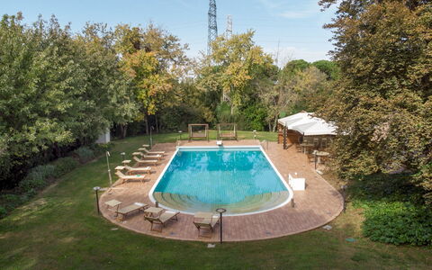 La Scuderia 8: Swimming Pool, Resort, Shade, Thermae, Outdoor Furniture, Eco Hotel, Leisure, Garden, Hacienda, Estate