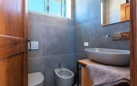 La Buona Maniera 10: Bathroom, Plumbing Fixture, Flooring, Wall, Floor, Wood, Sink, Bathroom Sink, Tap, Interior Design