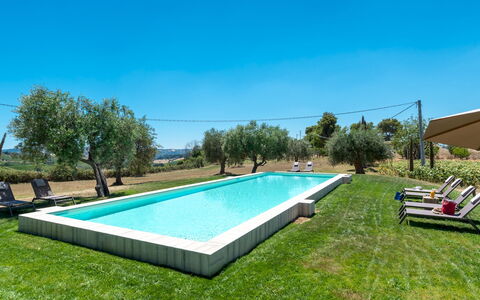 La Buona Maniera 10: Blue, Swimming Pool, Estate, Hacienda, Farmhouse, Resort, Villa, Backyard, Landscaping, Eco Hotel