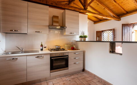 Vigne Dell'Etna 6: Kitchen, Kitchen Appliance, Countertop, Major Appliance, Kitchen Sink, Interior Design, Furniture, Flooring, Wood, Home Appliance