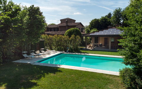Villa Valchero 12: Swimming Pool, Residential Area, Resort, Backyard, Estate, Leisure, Shade, Garden, Eco Hotel, Farmhouse