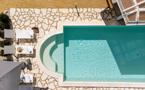 Villa dei Sospiri 4: Swimming Pool, Blue, Outdoor Furniture, Resort, Composite Material, Eco Hotel, Sunlounger, Hotel, Tile, Thermae