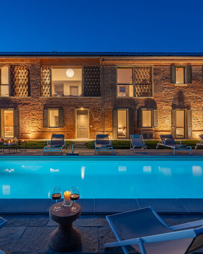 Cascina Buzio 12: Blue, Swimming Pool, Estate, Mansion, Villa, Design, Farmhouse, Hotel, Resort