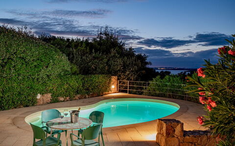 Villa Pitrizzina 8: Blue, Swimming Pool, Outdoor Furniture, Furniture, Resort, Eco Hotel, Outdoor Table, Chair, Garden, Shade